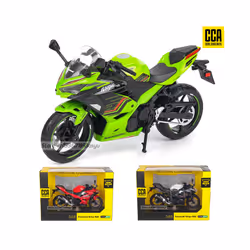 MSZ CCA Kawasaki Ninja 400 Classic Motorcycle Model Alloy Car Model Toy Car Casting Collection Toy Gift Christmas - 1-12 Kawasaki 400