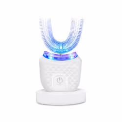 U-Shaped Electric Toothbrush Teeth Whitening Dental Device 360 Degree Ultrasonic Silicone Automatic Electric Toothbrush