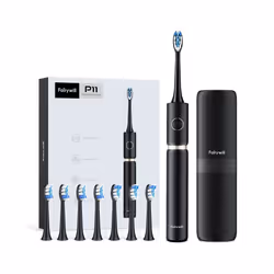 Fairywill P11 Sonic Whitening Electric Toothbrush Rechargeable USB Charger Ultra Powerful Waterproof 8 Heads and