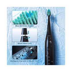 Sejoy Electric Ultrasonic Toothbrush 5 Speed Mode USB Charging Waterproof Cleaner Oral Care Toothbrush with 7