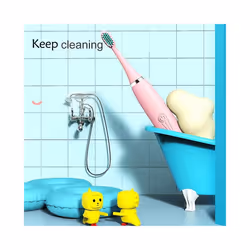 Children's Electric Toothbrush Cartoon Kids With Replacement Head Ultrasonic  IPX7 Waterproof Rechargeable Sonic