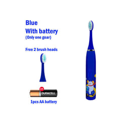Sonic Electric Toothbrush For Children 12pcs Brush Heads Ultrasonic Rechargeable Timer Soft Hair  IPX7 Waterproof