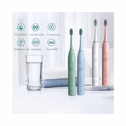 Sonic Electric Toothbrush Teeth Clean for Adults Ultrasonic USB Charging Automatic Whitening IPX7 Waterproof with