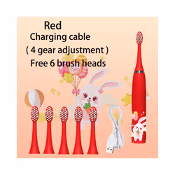 Children Sonic Electric Toothbrush Cartoon Kids With Replace The Toothbrush Head Ultrasonic Electric Toothbrush