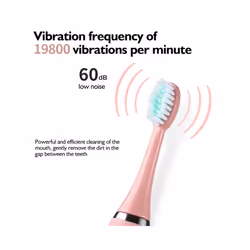 Electric Toothbrush Children Cartoon Kids With Replacement Head Ultrasonic  IPX7 Waterproof Rechargeable Sonic