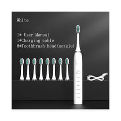 Sonic Electric Toothbrush for Adults Children Ultrasonic Automatic Vibrator Whitening IPX7 Waterproof USB Type