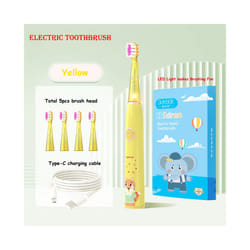 Children Sonic Electric Toothbrush Cartoon Kids With Replace The Toothbrush Head Ultrasonic Electric Toothbrush