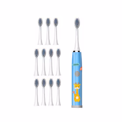 Children's Electric Toothbrush Colorful Cartoon Deer Series Children's Soft-Bristled Cleaning Brush (Battery Not