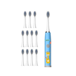 Children's Electric Toothbrush Colorful Cartoon Deer Series Children's Soft-Bristled Cleaning Brush (Battery Not