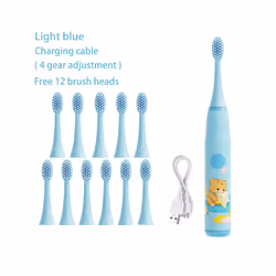 Kids Sonic Electric Children Toothbrush Cartoon With Replace The Toothbrush Head Ultrasonic Electric Toothbrush