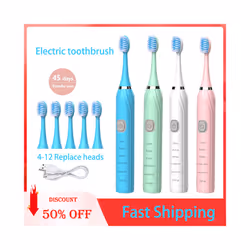 Sonic Electric Toothbrush Cleaning Brush For Adult Automatic Rechargeable Soft Hair Waterproof Ultrasonic Tooth