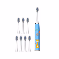 Children's Electric Toothbrush Colorful Cartoon Deer Series Children's Soft-Bristled Cleaning Brush (Battery Not