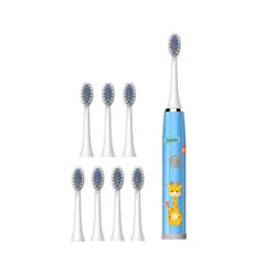 Children's Electric Toothbrush Colorful Cartoon Deer Series Children's Soft-Bristled Cleaning Brush (Battery Not