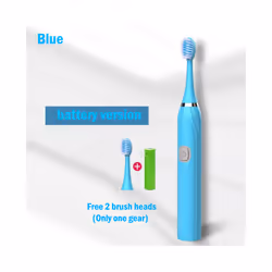 Sonic Electric Toothbrush DuPont Soft Bristles IPX7 Waterproof Ultrasonic Toothbrush Large Button Vibration Toothbrush