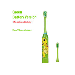 Electric Toothbrush For Child Soft DuPont Bristle Cartoon Patterns Battery Toothbrush IPX7 Waterproof  With Replaceable