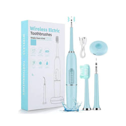 Electric Toothbrush Adult Ultrasonic Teeth Cleaning Teeth Cleaner Wireless Charging Tooth Stone Remover Five Spee