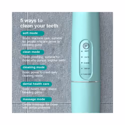 Electric Toothbrush Adult Ultrasonic Teeth Cleaning Teeth Cleaner Wireless Charging Tooth Stone Remover Five Spee