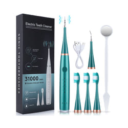 6 in 1 Ultrasonic Dental Cleaner Scaler Dental Tartar Remover Electric Toothbrush Sonic Teeth Plaque Cleaner Tooth