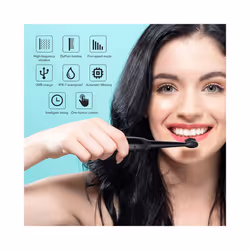 Sonic Electric Toothbrush 5-gear Mode USB Charging 4 colors IPX7 Waterproof Ultrasonic Rechargeable Soft Hair