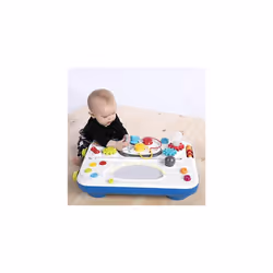 Baby Einstein, Curiosity Table Activity Station Toddler Toy with Lights, 65 Melodies & Sounds, 3 Languages, Spinning Gears