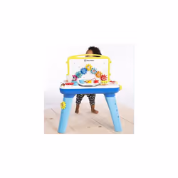Baby Einstein, Curiosity Table Activity Station Toddler Toy with Lights, 65 Melodies & Sounds, 3 Languages, Spinning Gears