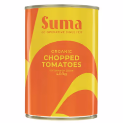 Suma Tomatoes - chopped, organic 400g ( pack of 12 )