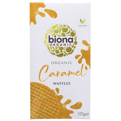 Biona Caramel Syrup Waffles 175g ( Pack of 12 )