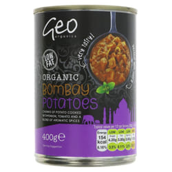 Geo Organics Organic Bombay Potatoes 400g ( Pack of 12 )