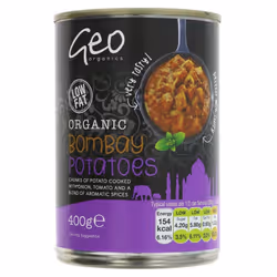 Geo Organics Organic Bombay Potatoes 400g ( Pack of 12 )