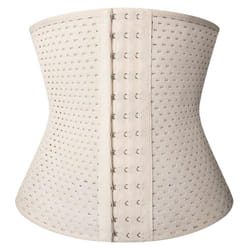 Men Slimming Body Shaper Waist Trainer Trimmer Belt Corset For Abdomen Belly Shapers Tummy Control Fitness Compression Shapewear - beige, XL