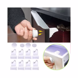 Magnetic Child Lock Children Protection Baby Safety Lock Drawer Latch - TD1230-4-1