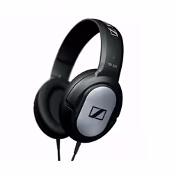 Sennheiser HD 206 Stereo WIRED Headphones Earphones Over Ear Black Silver