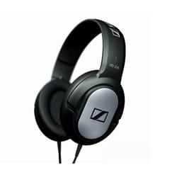 Sennheiser HD 206 Stereo WIRED Headphones Earphones Over Ear Black Silver
