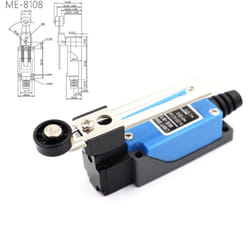 1Pcs ME-8108 ME-8104 Travel switch Self-reset touch controller limit switch open and close - black, 1NO 1NC