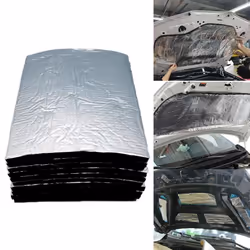 10 Sheets Sound Deadener Heat Insulation Mat Car Van Sound Proofing Deadening Insulation Car Hood Insulation Silent