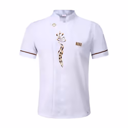 Unisex Kitchen Chef Baking Cook Wear Chef Work Clothes Men Chef Jacket Long Sleeves Men&apos;s Chef Uniform - white, XL