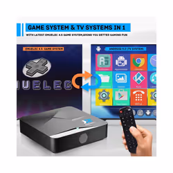 Super Console X2 100000 Game Retro Game Console Suppport Sega Saturn/DC/MAME Kid Gift Smart TV Box with Gamepads
