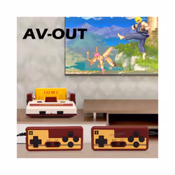 8 Bit Video Game Console Built in 500 Classic Games Family Computer TV Game Consola Support Game Cartridge For FC Retro Gaming