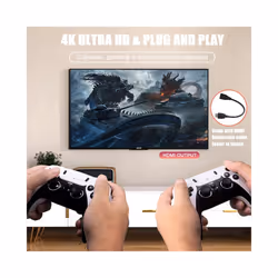 New GD10 PRO Video Game Stick Console 2.4G Double Wireless Controller Game 4K 58000 Games 256GB Retro Games Boy Christmas Gift