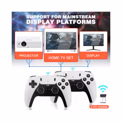 New GD10 PRO Video Game Stick Console 2.4G Double Wireless Controller Game 4K 58000 Games 256GB Retro Games Boy Christmas Gift
