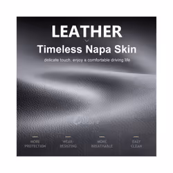 Car Steering Wheel Cover PU Leather D Shape Auto Steering Wheel Cover