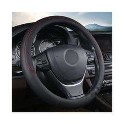 Leather Car Steering Wheel Cover fun volante  for Volkswagen VW T4 T5