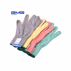 Fishing Anti Cut Gloves GMG Non-slip HPPE EN388 ANSI Anti-cut Level 5 - 4 Pairs