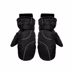 Children Kids Winter Snow Warm Gloves Boy Girls Ski Snowboard Windproof - grey