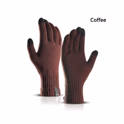 Children Kids Winter Snow Warm Gloves Boy Girls Ski Snowboard Windproof - coffee