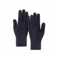 2pcs Winter Men Women Gloves Touchscreen Cold Waterproof Motorcycle Cycle - M, Non Waterproof Black