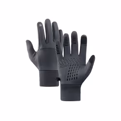 2pcs Winter Men Women Gloves Touchscreen Cold Waterproof Motorcycle Cycle - xL, Gray 2