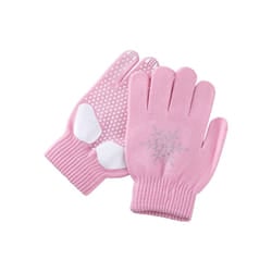 1 Pair Children Gloves Non-slip Rubber Winter Warm Stretch Gloves Boys - L, P