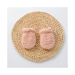 Winter Soft Kids Gloves Solid Thicken Baby Full Finger Mittens Newborn - Pink