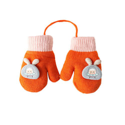 Cartoon Warm Mittens For Baby Snow Gloves For Kids Girls Boys Infant Winter - G